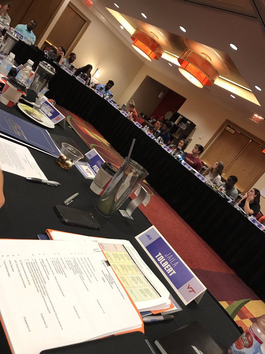 jaila_tolbert's tweet image. Great weekend representing @hokiesports at the ACC SAAC meeting! @ACC_Compliance @Div1SAAC #TakeACCtion #ACCSAAC