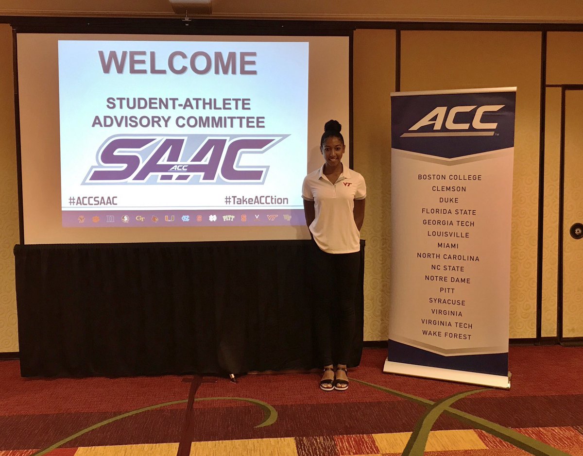 jaila_tolbert's tweet image. Great weekend representing @hokiesports at the ACC SAAC meeting! @ACC_Compliance @Div1SAAC #TakeACCtion #ACCSAAC