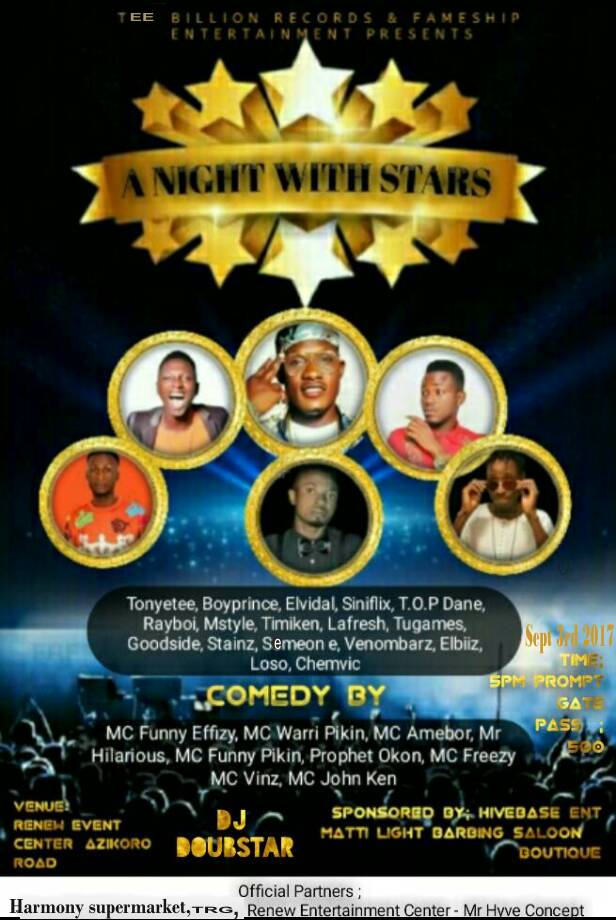 milton_trends's tweet photo. Anticipate 
De biggest Show in Yentown
SEPTEMBER 3RD 2017
5P.M PROMT 
RENEW EVENT CENTER AZIKORO ROAD 
GATE PASS #500 FLAT https://t.co/bsereI4VGI