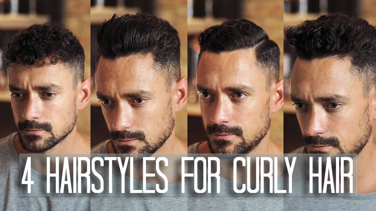 Carl Thompson On Twitter 4 Men S Hairstyles For Curly Or Wavy