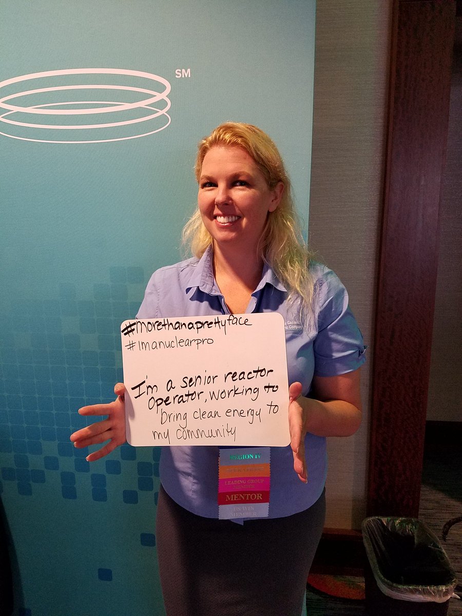 #USWIN17 #MoreThanaPrettyFace #ImaNuclearPro <a href="/WomenInNuclear/">U.S. WIN</a> <a href="/nuclearmatters/">Nuclear Matters</a>