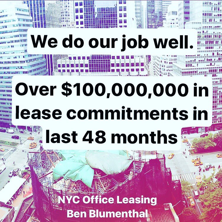 BNBlumenthal's tweet photo. Representing tenants only...
#CREcosystem https://t.co/dJsQEYX2Wi