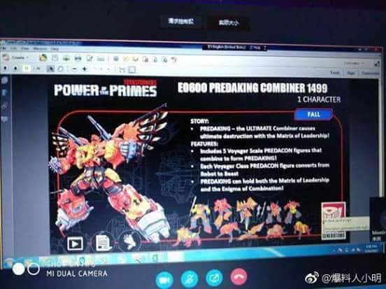Antronusnexus's tweet photo. More leaked pics of upcoming #Transformers Power of the Primes line #Predaking #pretenders #Legends #primemasters https://t.co/eeBrdYck1g