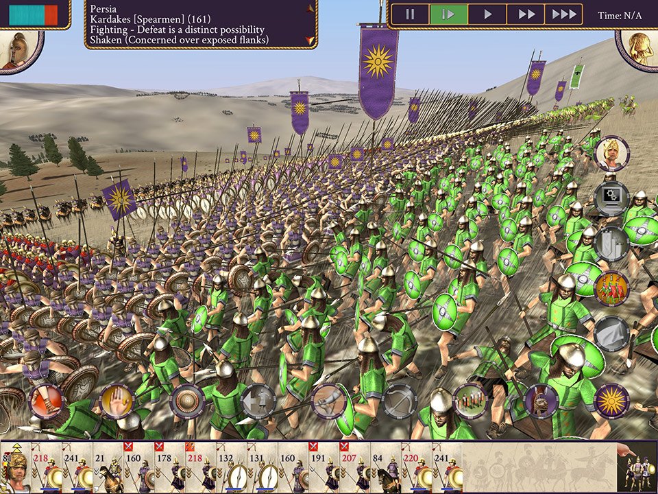 feralgames's tweet image. Stride across the known world like a colossus… and conquer it!
ROME: Total War – Alexander comes to iPad on 27 July.