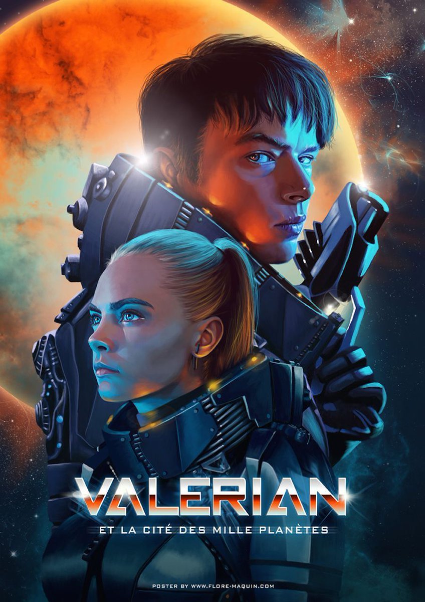 WeLoveValerian's tweet photo. Look at these gorgeous #Valerian illustrations made by @FloreMaquin for @FloreMaquin https://t.co/KShNh9AYXq