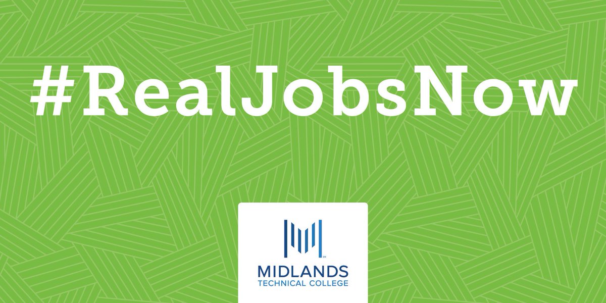 MidlandsTech's tweet photo. MTC is currently hiring for several positions. #RealJobsNow Visit our website to check out our job postings. https://t.co/VzqB6zjg1M https://t.co/YGOwi7Folq