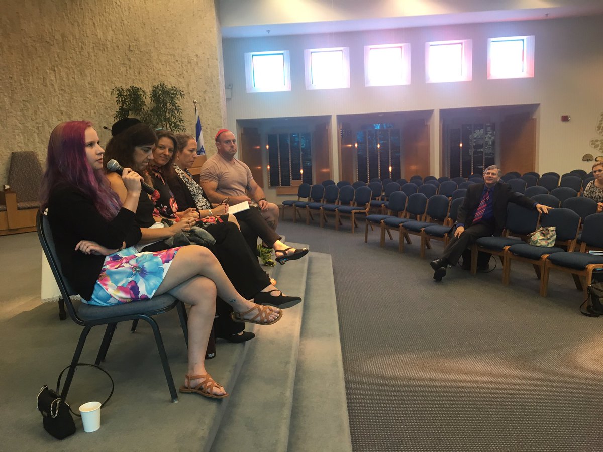 sethbrady9's tweet photo. "Schools should teach about Judaism when they teach about the Holocaust" -Religious Literacy 4 Educators Panelist #ASCDTig #WeAre203 #sschat https://t.co/D81L9H8yn4