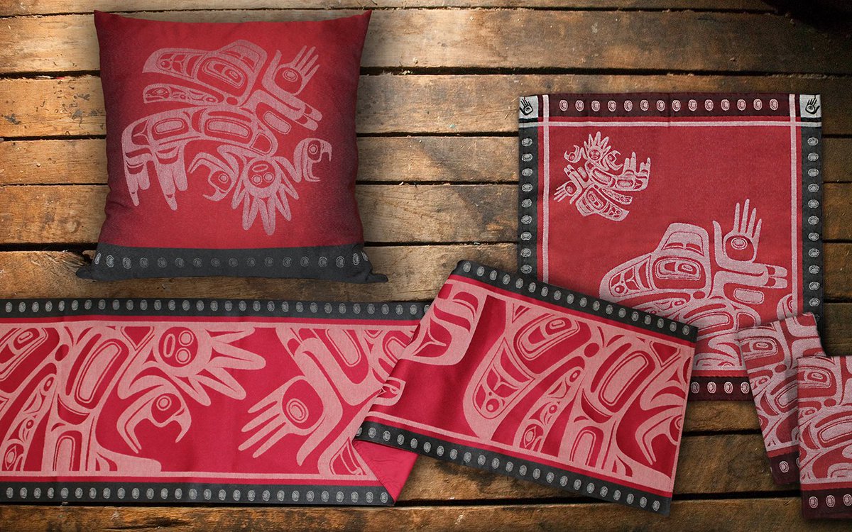 NativeNNW's tweet photo. For your home. Raven by Tsimshian artist Morgan Asoyuf https://t.co/re5l3fX5DL