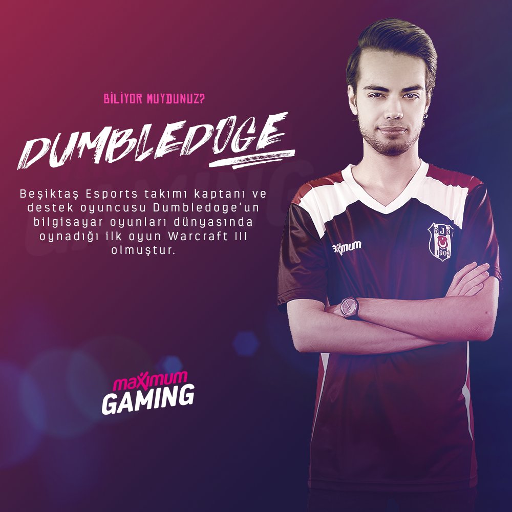 maximumgamingg's tweet photo. Beşiktaş Esports takım kaptanı Dumbledoge’un ilk oynadığı bilgisayar oyununun hangisi olduğunu biliyor musunuz? #maximumgaming https://t.co/J2D99sJddr