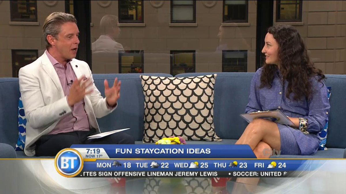 Video: @JaimeDamak on planning a terrific staycation with the family https://t.co/A4rlxYtXj5