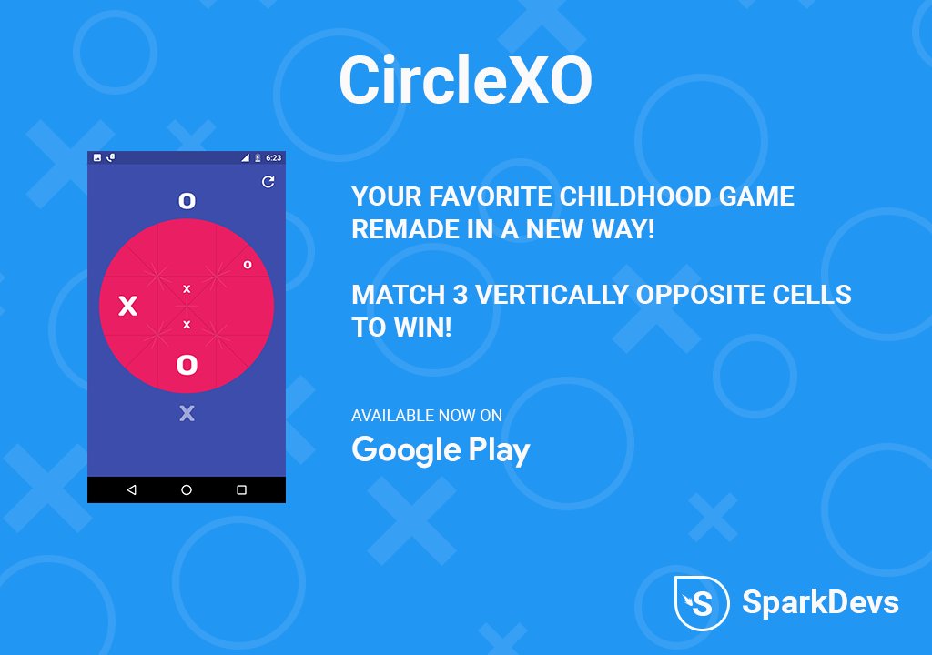 SparkDevTeam's tweet photo. Our first game, CircleXO is now out on @GooglePlay Store! Check it out at: https://t.co/KVBPLRKHwA https://t.co/5ClCZnPEsO