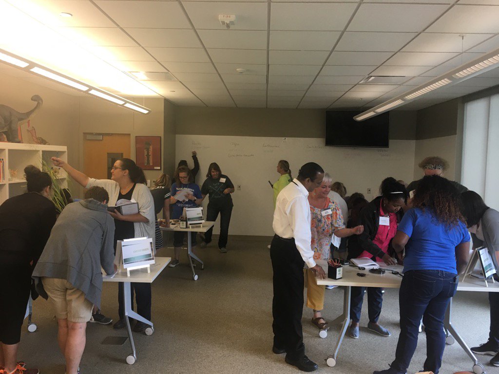 FridayTracy's tweet photo. TRC-Region 11 working on What Matters in the Environment at BRIT.
Day 1! @ESC11Science @SCIThai #BRITtrc https://t.co/HQoxmrbo97