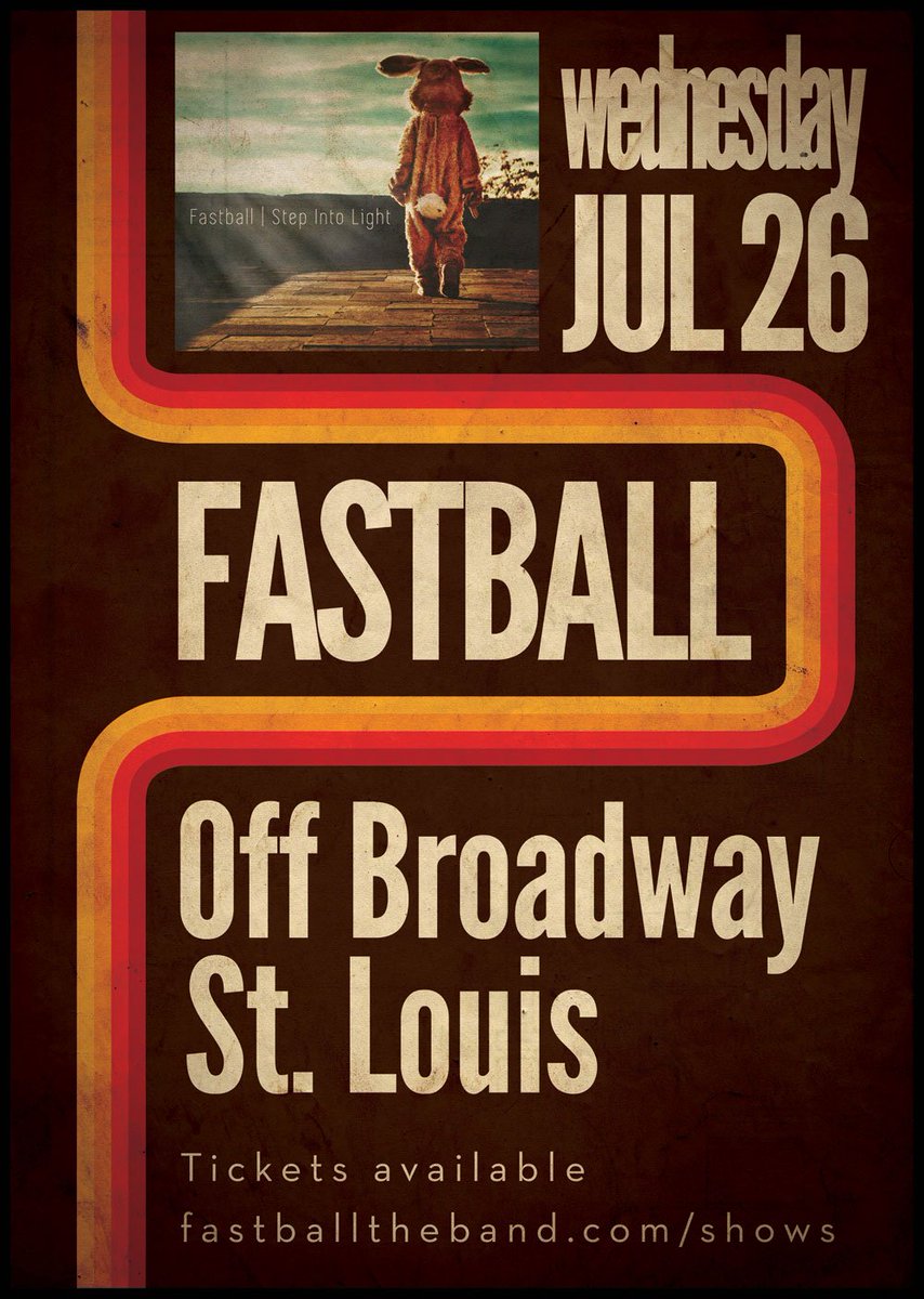 FASTBALLTHEBAND's tweet image. Shout out to @kdhx in St. Louis for spinnin &apos;Behind the Sun&apos;. Go see the band LIVE this WED at @offbroadwaystl #StepIntoLight