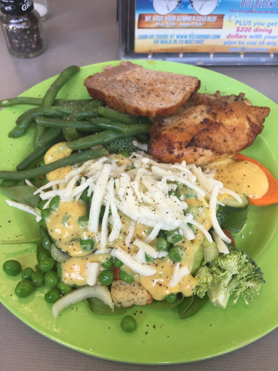 Anyone who played for <a href="/SteveSpurrierUF/">Coach Steve Spurrier</a> knows you gotta get some greens on your plate #ThingsILearnedFromDad