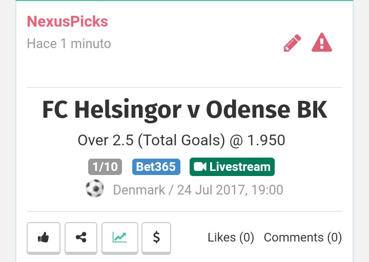 NexusPicks's tweet photo. LIGA DANESA

- Más de 2.5 goles 

💰 @1.95
🔥 STAKE 1 https://t.co/CoCNVdEm8v