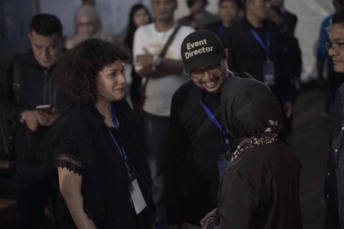 GraceMusicID's tweet image. Berbincang dengan Ibu Hesty Reko Astuti, Deputi Bidang Pengembangan Pemasaran Wisata Nusantara, Kementrian Pariwisata. @MatasoraWMF ♣️♥️