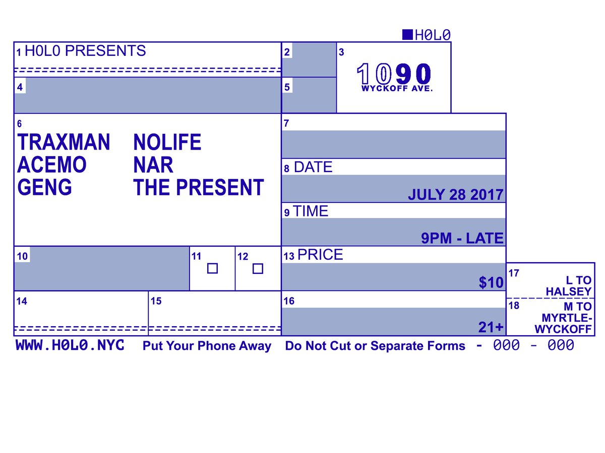 Party this Friday at H0L0  //1090 Wyckoff ave, Come early, stay late <a href="/TRAXMAN_TEKKDJZ/">TRAXMAN CORKY STRONG</a> <a href="/PURPICIDE/">GENG PTP / KING VISION ULTRA aka ASMR, respecfully</a> <a href="/AceM0/">Ꭺ Ꮯ Ꭼ  Ꮇ Ꮎ</a>
