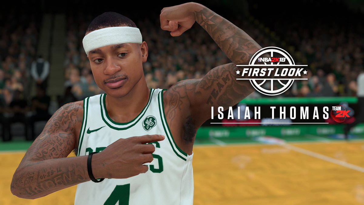 Ready for 1st official #NBA2K18 screens? #2KFirstLook at @Yg_Trece, @Isaiah_Thomas & @DeMar_DeRozan in #NBA2k18! 2kgam.es/PreorderNBA2K18