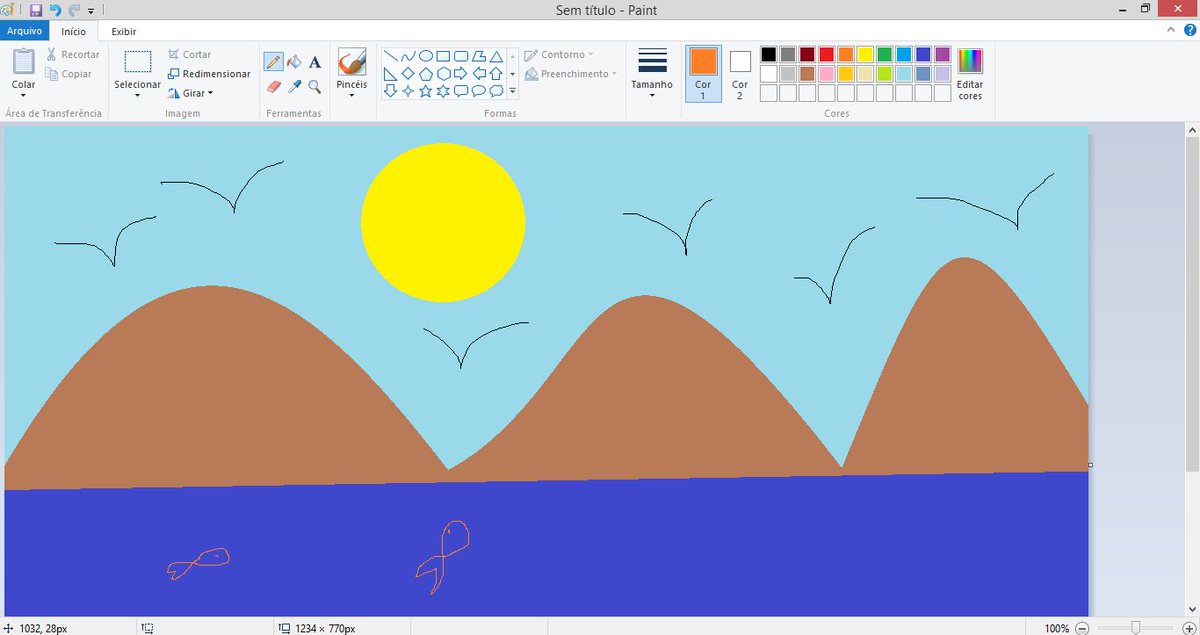 cleytu's tweet photo. minha especialidade era fazer paisagens no paint https://t.co/fI2rtvIRFK