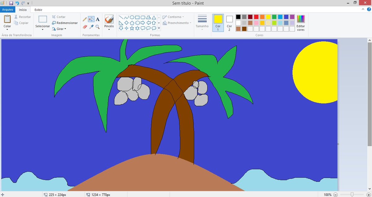 cleytu's tweet photo. minha especialidade era fazer paisagens no paint https://t.co/fI2rtvIRFK