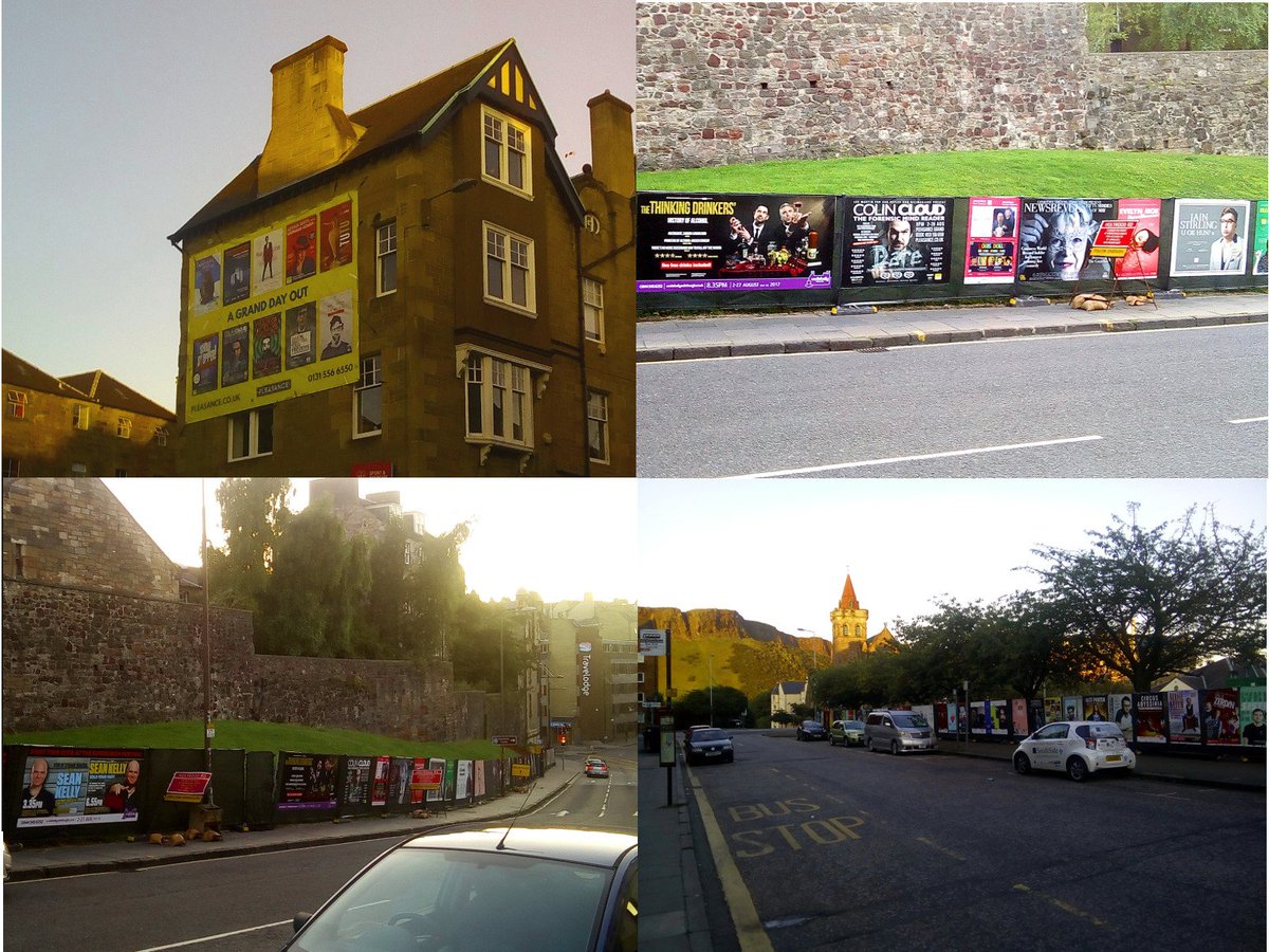 GhostLightTvrn's tweet photo. First signs of the upcoming #EdFringe madness are starting to appear around Edinburgh. Do you have Fringe schedule worked out yet? https://t.co/OeQgeEZOtd