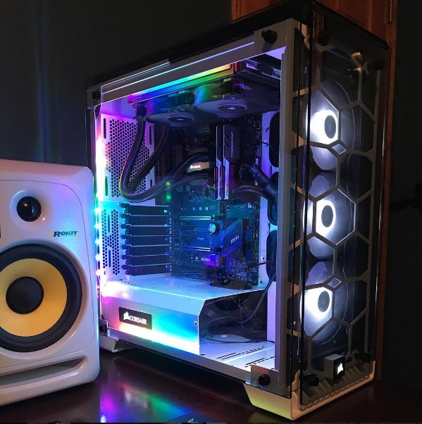 newegg on twitter super clean white rgb pc by kristian s