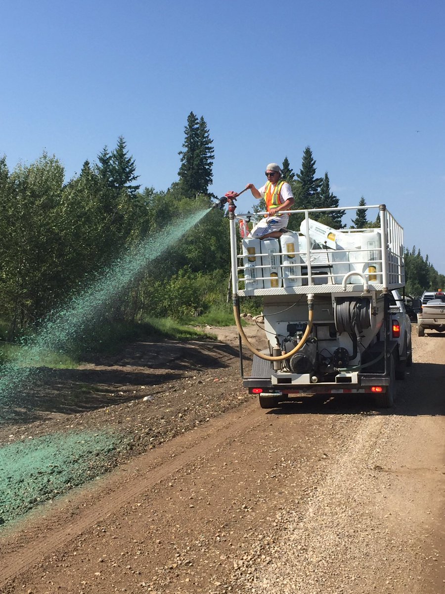 rvcontracting's tweet photo. Reclamation seeding after a new bridge instal, northeast #Saskatchewan . @WeBuildSK . #xplorsask https://t.co/oxmoLAhUHn