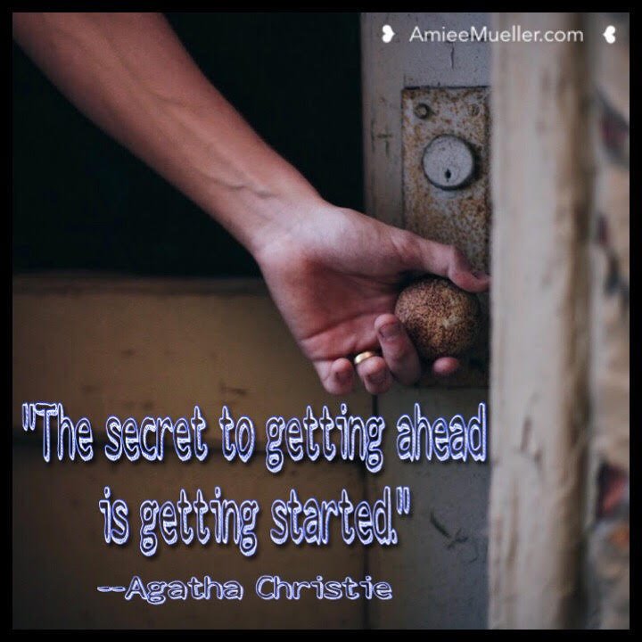 AmieeMueller's tweet photo. Nothing become a possibility until you take the first action. No matter how big or small that first step, you must take it. #takeaction https://t.co/Fl5EmW068x