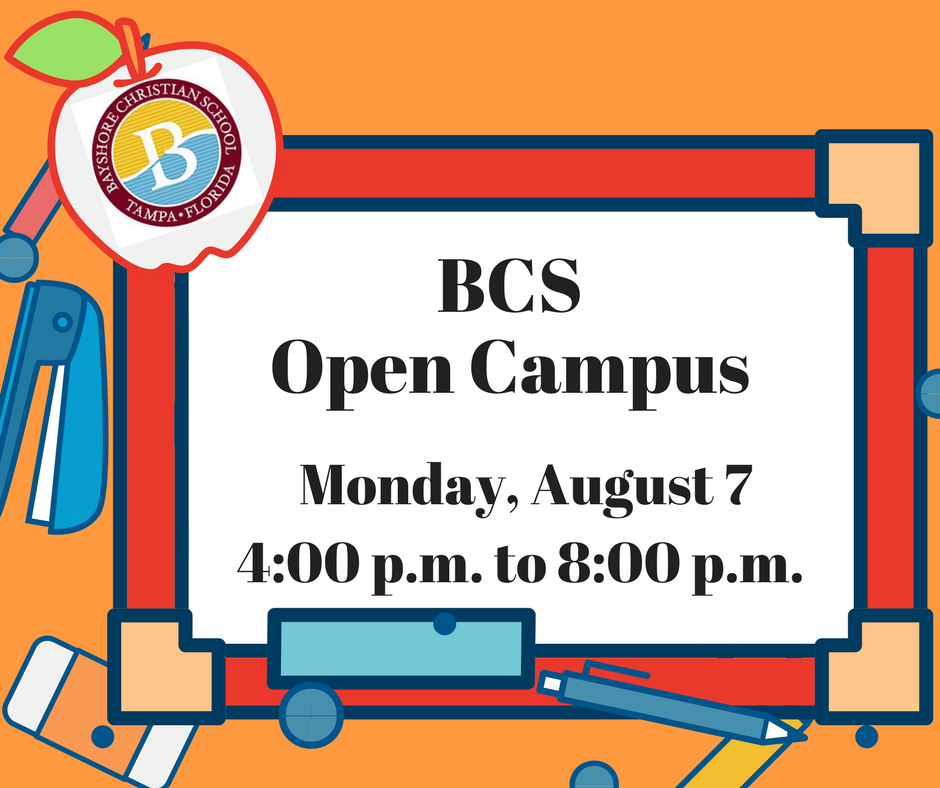 bcstampa's tweet photo. BCS families, we hope you've marked your calendar!  #BackToSchool #OpenCampus2017 https://t.co/uzvtDD4Ru1