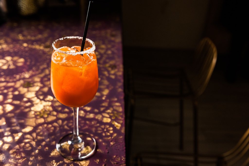 We're toasting to #NationalTequilaDay with our 24 Karat cocktail tonight. See you at the bar!