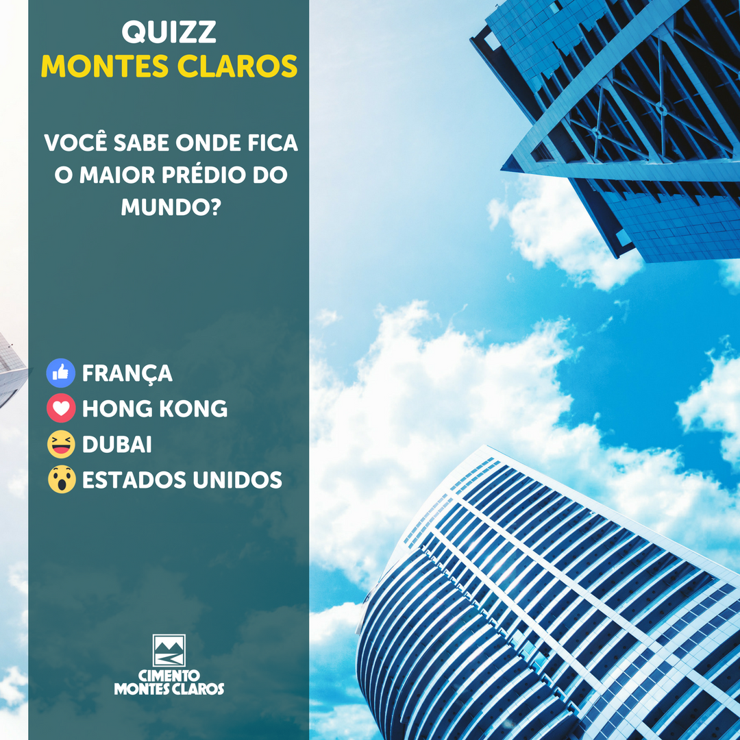 E aí, você sabe essa? Vote com as reações! 😀🏢 #CimentoMontesClaros #CimentoMOC #Quizz