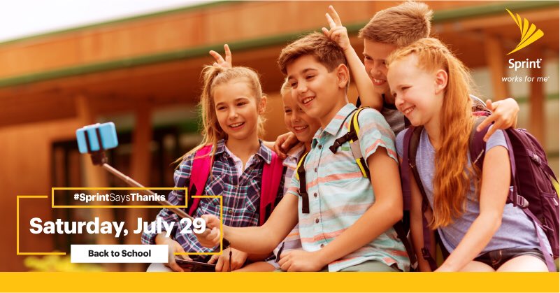 toddephx's tweet photo. Sprint rules for #BacktoSchool deals during #SprintSaysThanks! Sat 7/29! https://t.co/fhk3YfWeTN