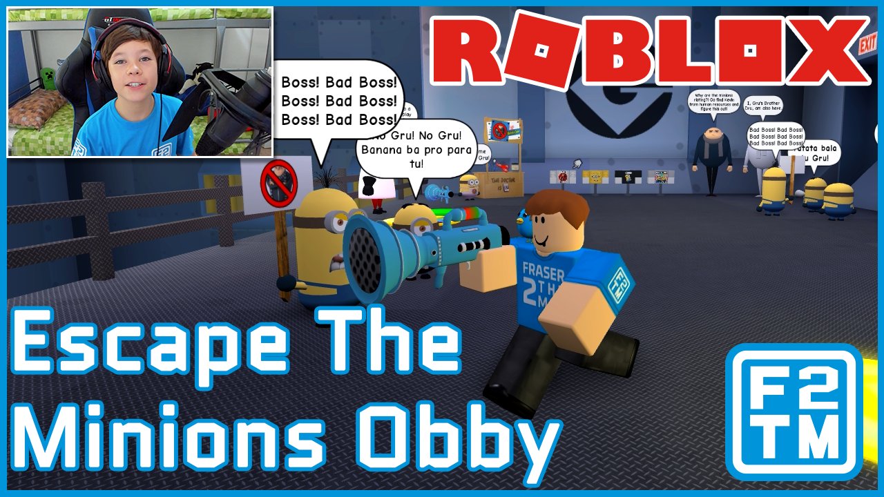 Use Code F2tm On Twitter Fart Guns And Dabbing In Roblox Escape The Minions Adventure Obby Game By Realshovelware Watch Read Review Here Https T Co Cb6zycjxvl Https T Co Bxvgqtnf7d - roblox obby minions