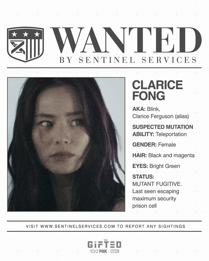 WLOVFox27's tweet photo. #Blink and you'll miss her. #TheGifted premieres Oct 2 on #FOX. https://t.co/BUBR92M89L