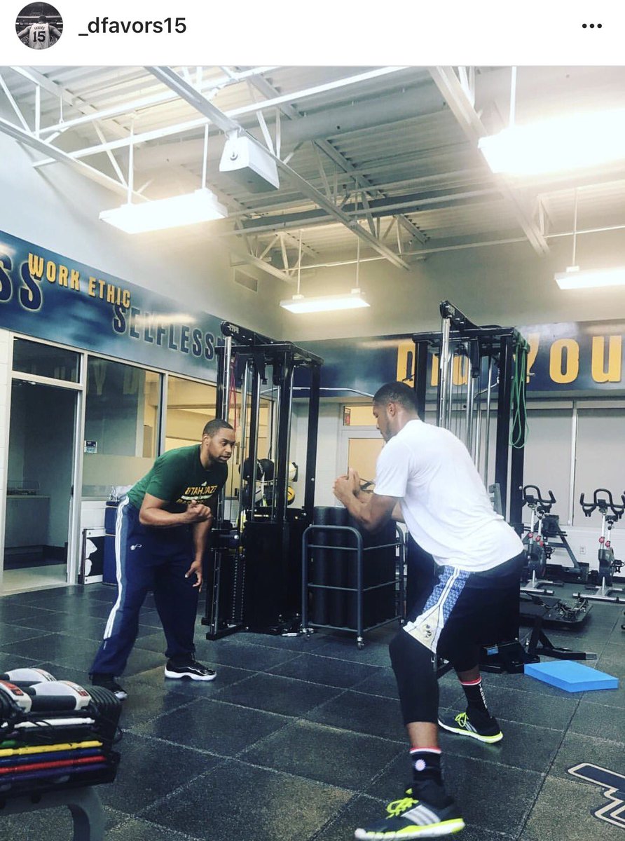 No off-season. 💪💪   @dfavors14 #Beast https://t.co/SKryhAzTXa