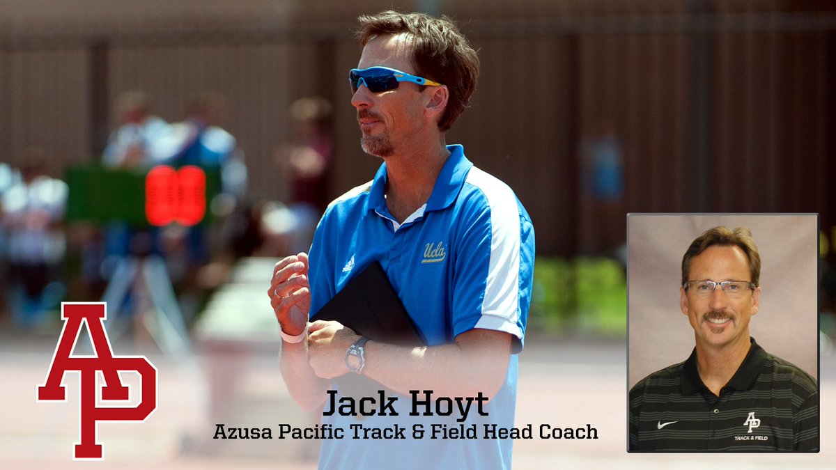 APUCougars's tweet photo. Jack Hoyt hired to lead Azusa Pacific track & field program. #APUTF
READ: https://t.co/8S6S5drq0b
#Welcome2theZU https://t.co/PuuMxHTOY5