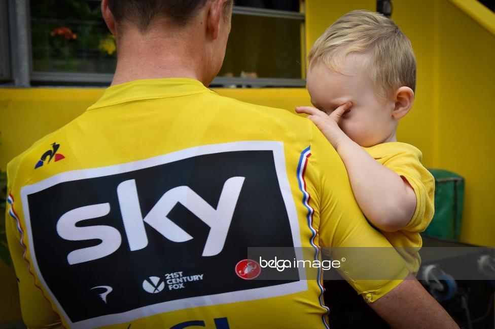 Le Tour de France  <a href="/chrisfroome/">Chris Froome</a> <a href="/teamsky/">teamsky</a>  <a href="/LeTour/">Tour de France™</a> #cycling #TDF17 <a href="/BelgaImage/">Belgaimage</a>