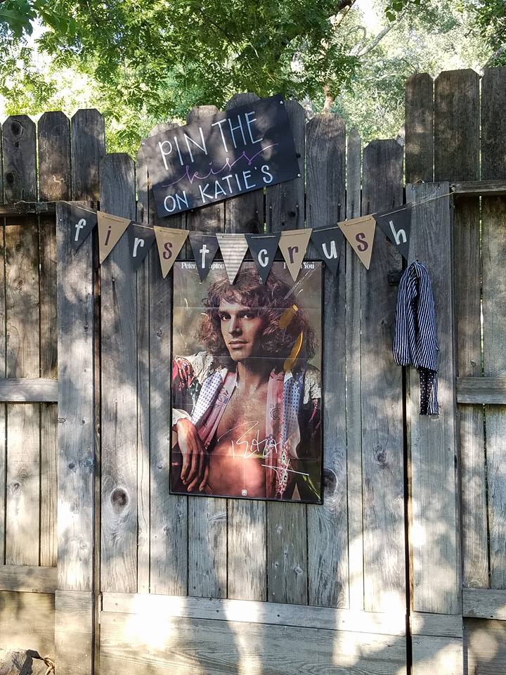 K8eJames's tweet photo. When your first #celebritycrush makes an appearance at your bridal shower...😍😂 @peterframpton https://t.co/XCqowTo2SP