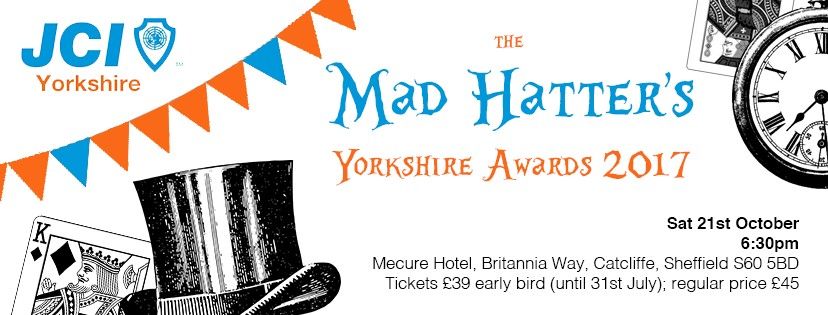 JCIHull's tweet photo. We can't wait for #JCIYorkshireAwards hosted by @JCISheffield on 21 October. Early bird tickets stop end of July https://t.co/0j0yId0eTU RT https://t.co/8UsCYeEerW