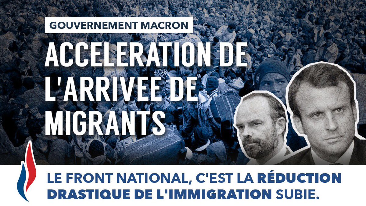 FN_officiel : RT SteeveBriois: Submersion migratoire aggravée : le FN sera #LaSeuleOpposition à ce projet fou ! #M…