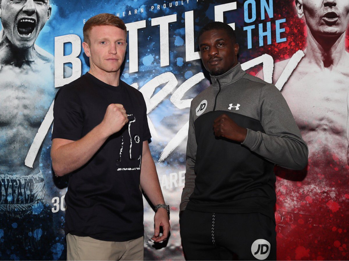 MatchroomBoxing's tweet image. 🥊 @TomFarrell89 v @OharaDavies 

👑 WBA International Super-Lightweight Title

🏠 @EchoArena 

🗓 Sept 30

📱 #BattleOnTheMersey