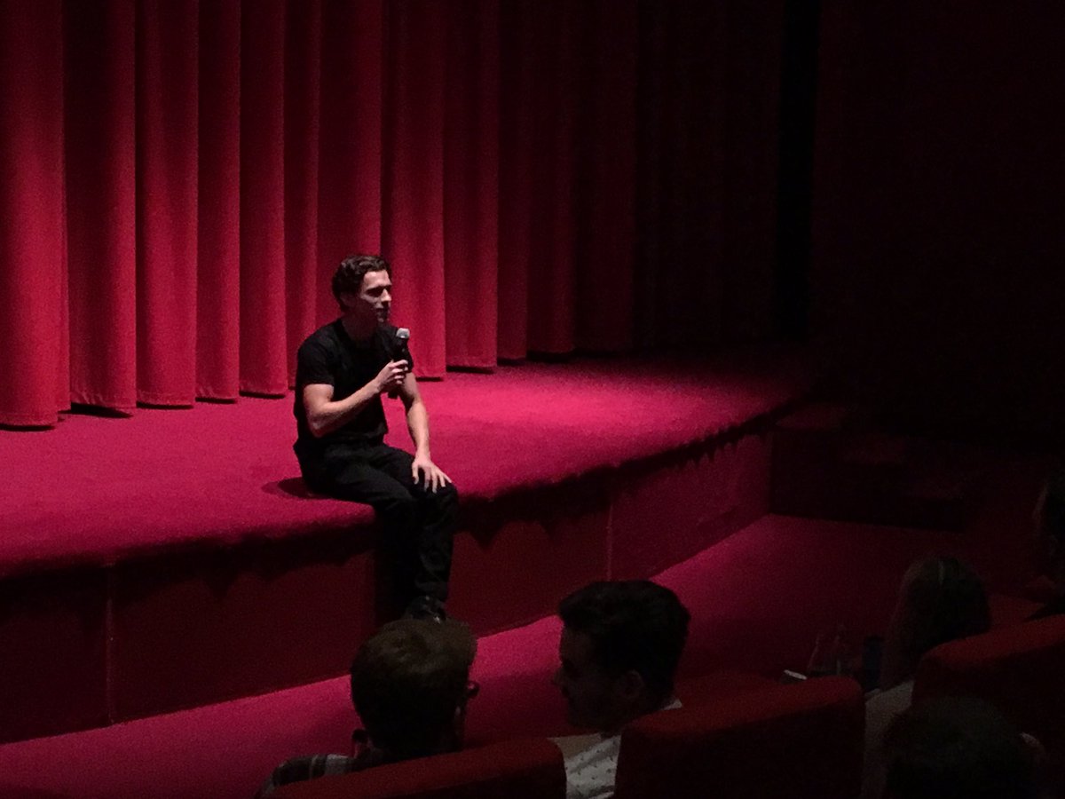 Olympic_Cinema's tweet image. Privileged to host @TomHolland1996 &amp;amp; @domholland's #TheBrothersTrust screening of #SpiderManHomecoming yesterday. We show the film from Fri!