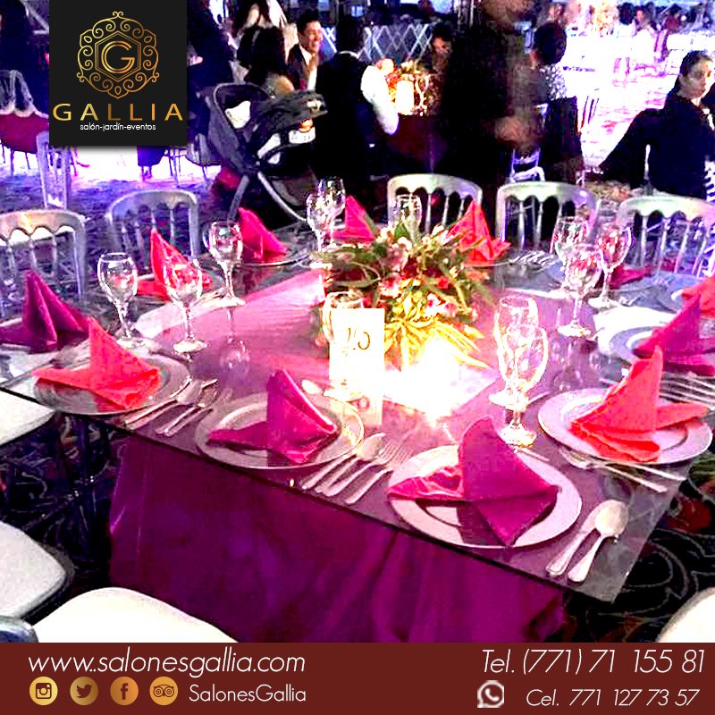 SalonesGallia's tweet photo. Un concepto integral de atención y asesoría para hacer de tu boda,xv años, graduación, fiesta, reunión, etc; único y memorable #ESTILOGALLIA https://t.co/JoPEh9IiY0