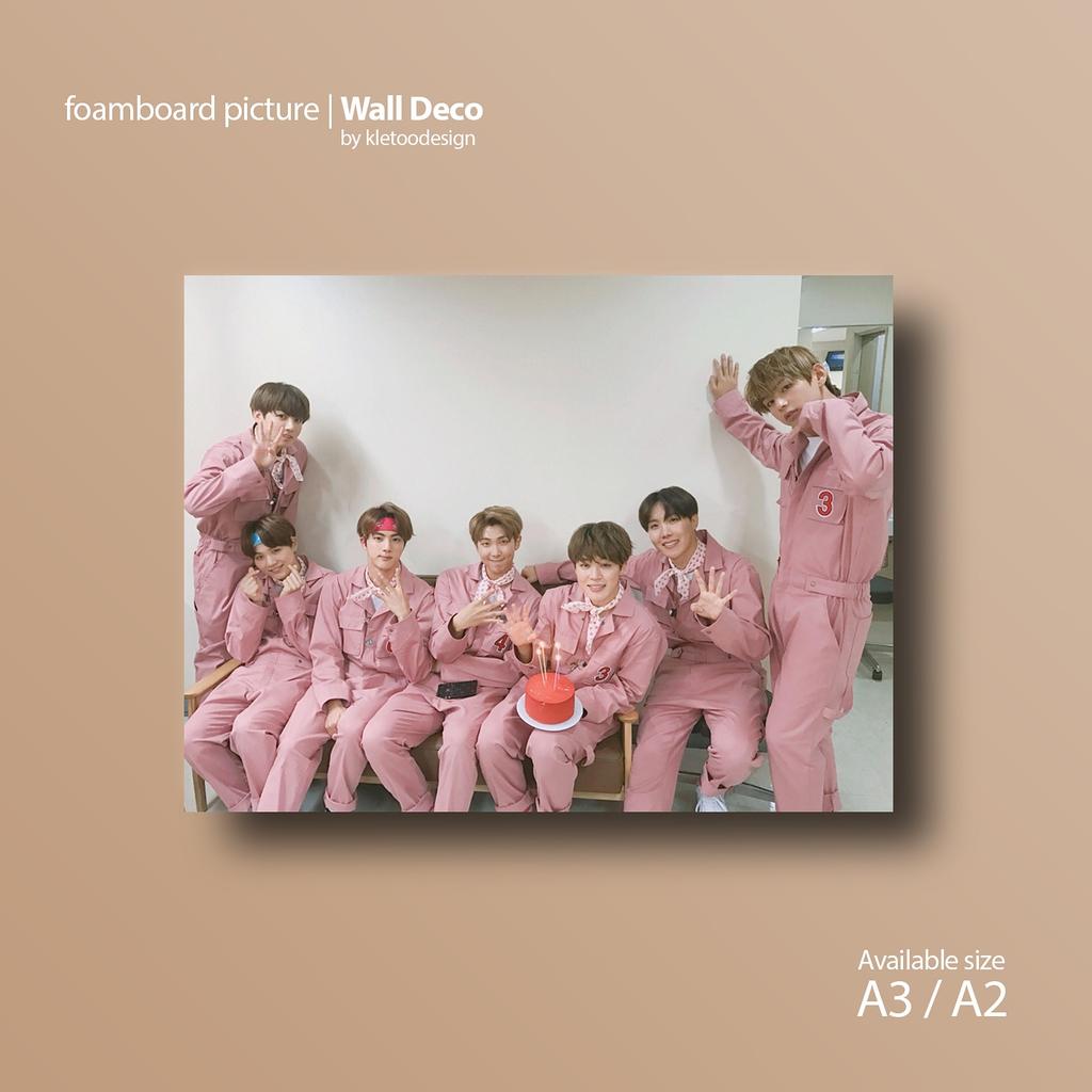 kletoodesign's tweet photo. Foamboard wall deco A2/A3 
Print your family picture, graphic and etc. #bts #btsmalaysia #sayajual https://t.co/shwxZZraOp