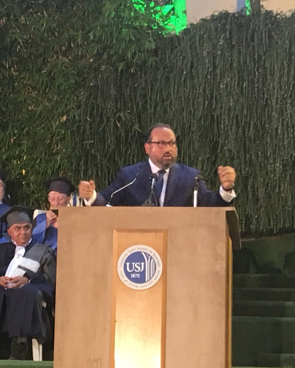 USJLiban's tweet photo. #HappeningNow #USJPromo2017
@alainbejjani : "The best talent wins... people with growth #mindset"
#USJLiban https://t.co/7dZdwMuD9y