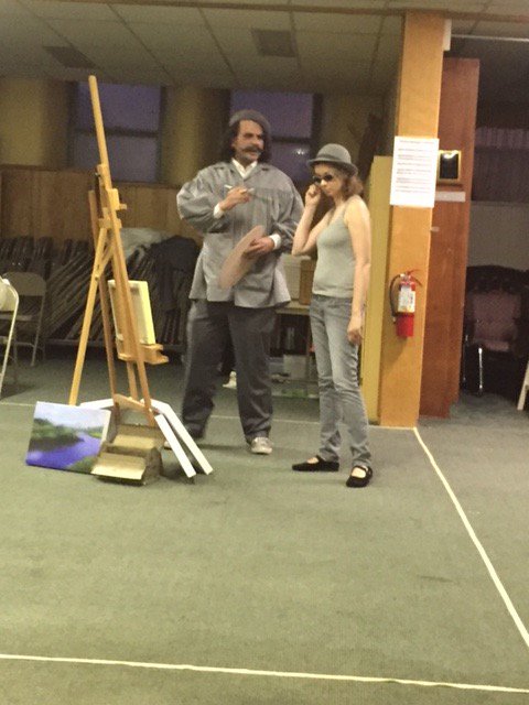 KCMysteryTrain's tweet photo. "Being an artist these days is risky business."  - The Artist on probation.  "Striking Beauty" at KC Fringe. https://t.co/ol7k7t1CL9
