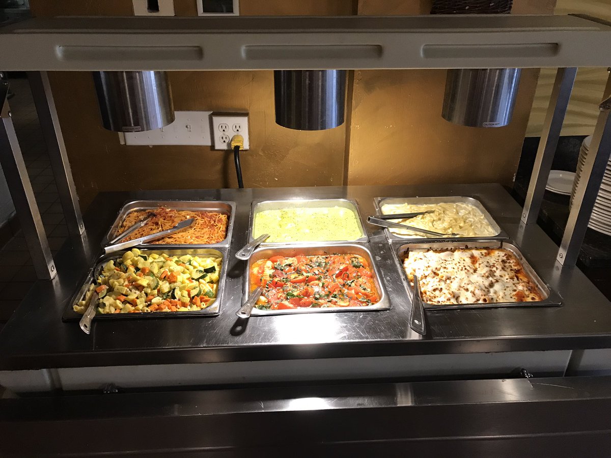 Pasta bar 7-24-17 
Hope you'll join us on this beautiful Monday morning! 😀
