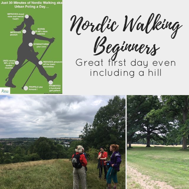 Day 1 - Nordic Walking Beginners & we already managed a hill! #myMCSS #nordicwalking