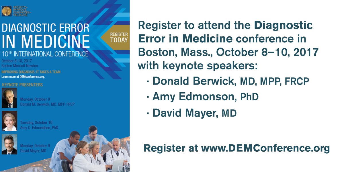 CANDELLOTweets's tweet photo. What are you doing to #EndDxError ?? Register to attend #DxConference to share ideas on #improvingdiagnosis https://t.co/loaHcKsmSQ https://t.co/fddc5pZ0Zt