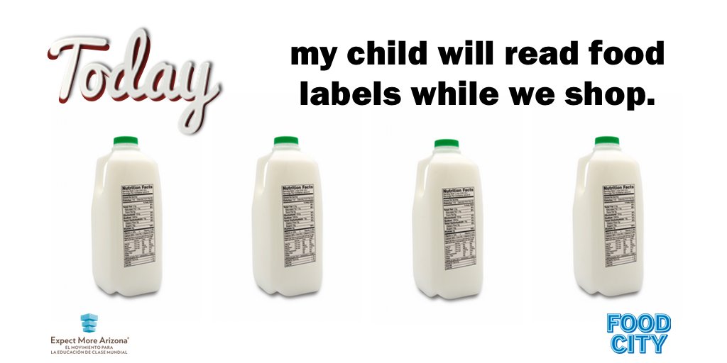 foodcityaz's tweet photo. Reading nutrition labels helps kids learn about healthy choices! #TodayinAZ #ShopAndLearn More from @ExpectMoreAZ: https://t.co/vls1Zcp8an https://t.co/hay1yljA9L